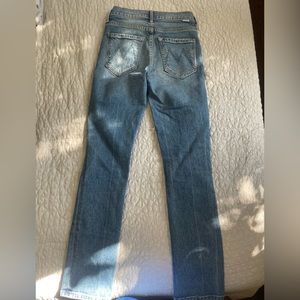 Mother mid rise dazzler ankle jeans size 23